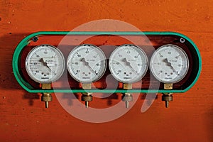 Manometers are the devices for gas pressure control