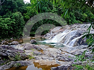 Manora waterfall at patthalung Thailand