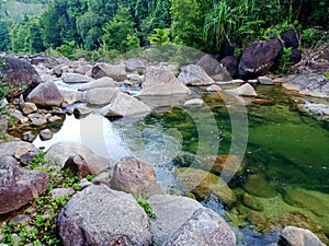 Manora waterfall at patthalung Thailand