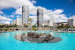 Manrique park in Santa Cruz. Tenerife photo