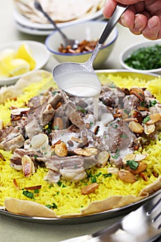 Mansaf, Jordanian national dish