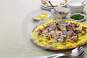 Mansaf, Jordanian national dish photo