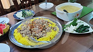 Mansaf a Palestinian dish photo