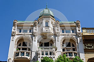 Mansion Architecture Building Facade in Belgrade