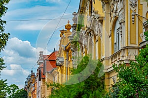 Mansion at European Avenue in Croatian town Osijek photo