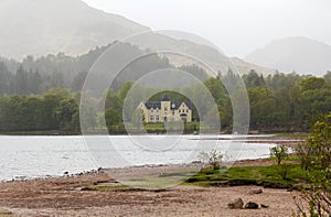 Mansion at Loch Shiel - Scotland