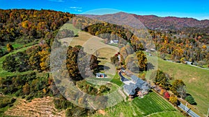 Mansion in the mountains of Western North Carolina