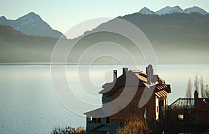 Mansion on Nahuel Huapi lake photo