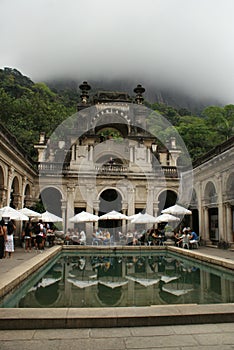 The mansion of Parque Lage in Rio de Janeiro, Brazil