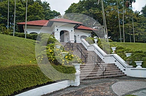 the mansion in the Raffles Garden