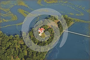 Mansion on the water