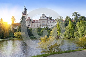 Mansion XII- XVI century in Pruhonice near Prague, Czech Republic