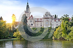 Mansion XII- XVI century in Pruhonice near Prague, Czech Republic