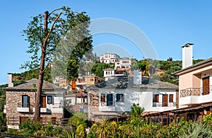 Mansions in Afissos, Greece.