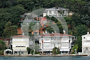 Mansions and Bosporus photo