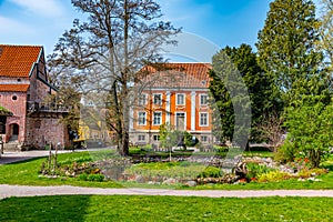 Mansions at the Kulturen open-air museum in Lund, Sweden