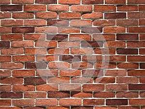 Mansory orange brick wall for background and texture