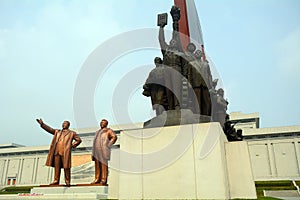 Mansudae Monument, Pyongyang, North-Korea