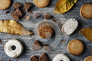 Mantecados and polvorones, spanish christmas sweet