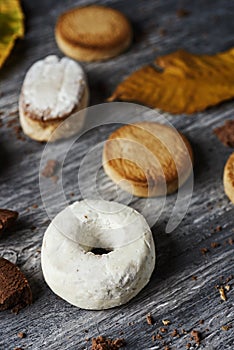 Mantecados and polvorones, spanish christmas sweet