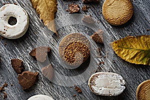 Mantecados and polvorones, spanish christmas sweet