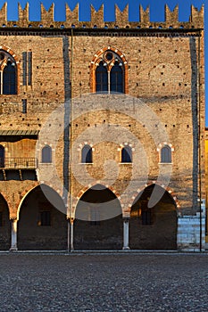 Mantova ducal palace facade