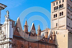 Mantova Duomo Cathedral in Mantua city