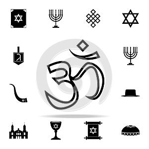 mantra icon. Religion icons universal set for web and mobile