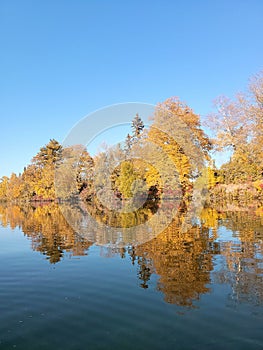 Mantrap Lake in the Fall