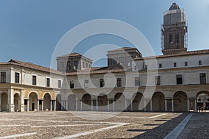 Mantua city of the Gonzaga, historical beauty of Italy. Views, glimpses, stretches of summer