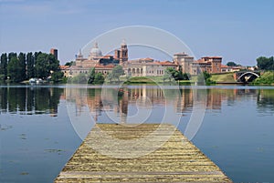 Mantua, Italy, From the Pier at the Lake