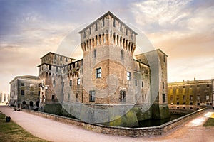 MANTUA: Medieval castle, Gonzaga Saint George Giorgio castle in Italy, Mantua Mantova photo