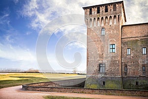 MANTUA: Medieval fortress, Gonzaga Saint George Giorgio castle in Italy, Mantua Mantova, Italy photo
