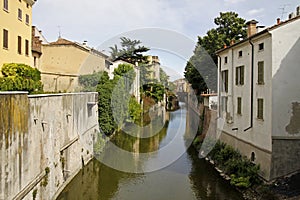 Mantua, River Rio Sottoriva, Italy