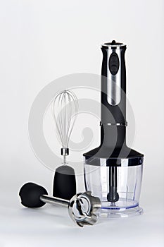 Manual blender with attachments