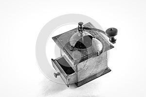Manual cast iron coffee grinder photo
