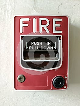 Manual fire alarm