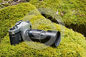 Manual focus film camera