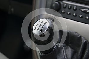 Manual Gearbox 5-speed shift knob, car interior