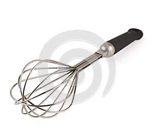 Manual hand egg beater mixer isolated