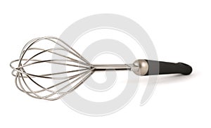 Manual hand egg beater mixer isolated