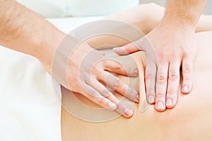 Manual medical massage technique