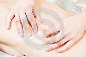 Manual medical massage technique