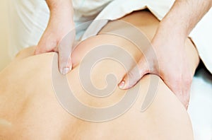 Manual medical massage technique