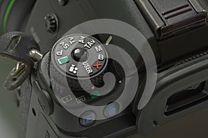 Manual mode in camera mode dial
