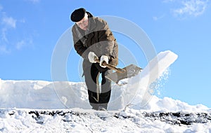 Manuale la neve rimozione 