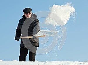 Manuale la neve rimozione 