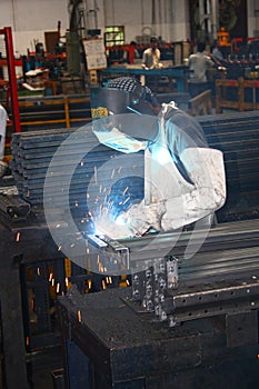 Manual Welding Operator Working