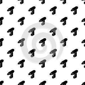 Manual welding torch pattern vector seamless