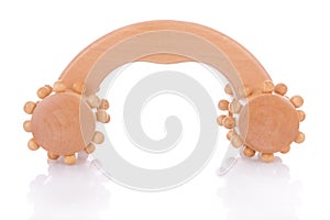 Manual wooden massager